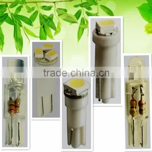 T5 1 LED-ROUND FLAT SMD3528 SMD5050 SMD3020 Automobile Bulbs Auto Lighting System LED Light LED Lamp thumbnail-1