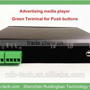 RDB 2014 New Wall Mounting HDMI/Digital Optical Output RS232/RS485 Control Full HD Advertising Media Player HD thumbnail-2