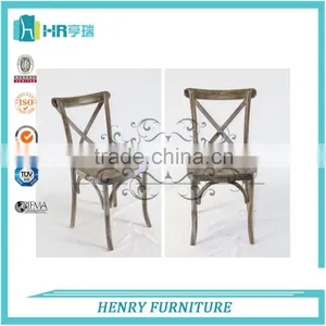 Wood Cross Back Wedding And Banquet Chair thumbnail-5