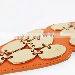 Hot Sale Women's PU Fashion Girls Dresses Belt With Shiny Metal Accessories for Dress thumbnail-6