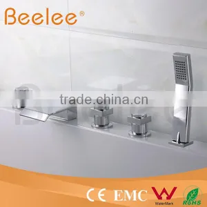 High Quality Chromed Bath Shower 5pcs Faucet thumbnail-1