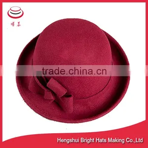 Bucket Felt Hat Bowler Hat thumbnail-2