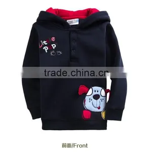 Long Sleeves Children Boys Hoodie Jacket Coat Winter Spring Zipper Hood Fleece Kids Outerwear thumbnail-3