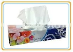 Virgin Wood Pulp Material and 2 Ply Layer Box Facial Tissue Paper thumbnail-2