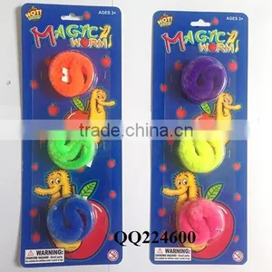 Magic Twisty Wiggle Worm Toy Fuzzy Magic Worm thumbnail-3