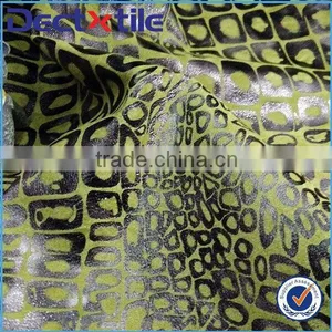 Beautiful Polyester Cotton Printing Fabric Flocking Fabric for Women's Dress thumbnail-1
