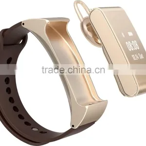 2016 Smart Bracelet Talk Band M8 Bluetooth Headset for Android Ios Smart Phone Watch thumbnail-1