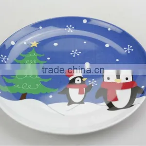 Melamine Christmas Design Plate thumbnail-2