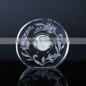Wedding Crystal Clock , Laser Crystal Gift thumbnail-1