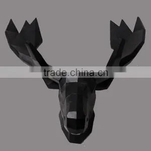 White Polyresin Deer Head Wall Decoration thumbnail-2