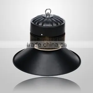 Black Aluminum Industrial 100w High Bay LED Fixture for Supermarket and Retail thumbnail-2