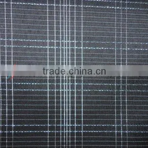 Yarn Dyed Check Fabric Silver Yarn thumbnail-1