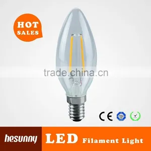 Candle Led Bulb 360 Degree 2w Filament Lamp ce Rohs E14 thumbnail-1