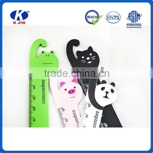 2016 Hot Sale 15cm Funny Animal Shaped Wooden Ruler for School or Office thumbnail-4