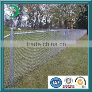 Low-Carbon Iron Wire Material and Square Hole Shape Chain Link Fence thumbnail-2