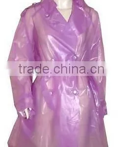Pvc Rain Coat,foldable Rain ,ladies Long Coat thumbnail-4