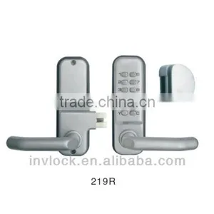 Glass Dependent Mechanical Code Door Lock,password Code Glass Lock ,no Battery Password Lock thumbnail-1