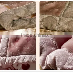 100% Polyester Super Soft Raschel Blanket thumbnail-1