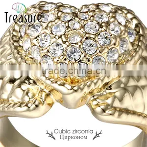 Wholesale Jewelry Supplier 925 Silver Ring Diamond Crystal Ring Engagement Jewelry thumbnail-3