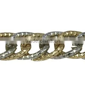 Aluminum Double Link Chains, Multicolor, Chains: About 17x11x2mm(CHA-K1463-K15) thumbnail-1