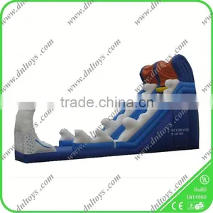 Inflatable Trippo Slide,blue Color Giant Inflatable Sea Slide thumbnail-1