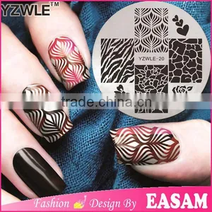 YZW Nail Plate,fashion Custom Nail Stamping Plates Welcome YIWU Factory Supplier's Choice thumbnail-1