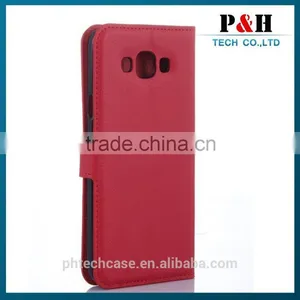 Case For Samsung Galaxy E7 Leather Stand Pouch With 2 Card Slots/Magnetic Snap thumbnail-5
