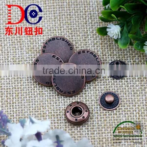 Alphabet Brass Button 4 Part Snap Button,Snap Fastener for Clothing thumbnail-1