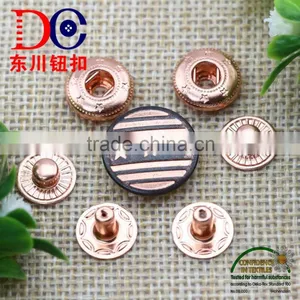 Nickel Lead Free Custom Logo Decorative Metal Denim Snap Button thumbnail-4