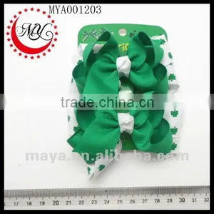 St. Patrick's Day Hair Bow thumbnail-1