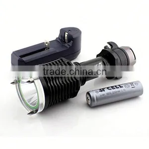 1158 New Design!! XM-L T6 LED Ultra Power Aluminum Torch Light Rechargeable Led With Emergency Hammer thumbnail-5