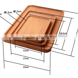 Wholesale Simple Wood Square Plate for Food thumbnail-4