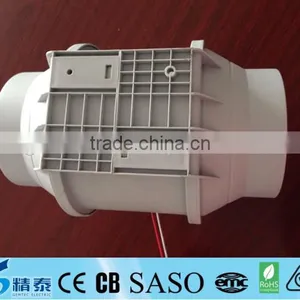 Ball Bearing Motor Plastic Mix-Flow Inline Duct Fan thumbnail-2