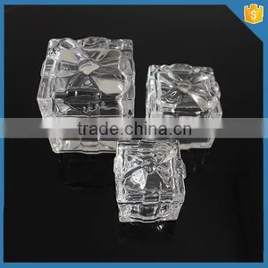 LXHY-JB001 Manufacturers China Red Butterfly Ribbon Design Glass Crystal Jewelry Box Quality Choice thumbnail-3