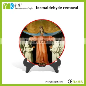 Hot Sale Famous Popular Exquisite Painted Religious Figurines Decor Plate Arts International thumbnail-1