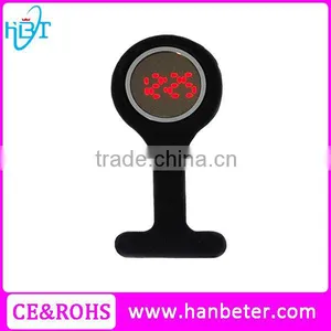 Silicone Rubber Cheap Medical Clip Digital Big Smile Face Thin Nurse Watch thumbnail-5