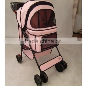 2016 Pet Stroller With 3 Point Canopy With Game Entrance Window,with Good Designs 4 Wheels Keep Your Pet Safe and Comfortable thumbnail-2