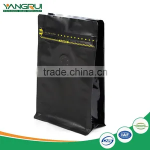 Side Zipper Flat Bottom Bag Laminated Foil Pouch thumbnail-2
