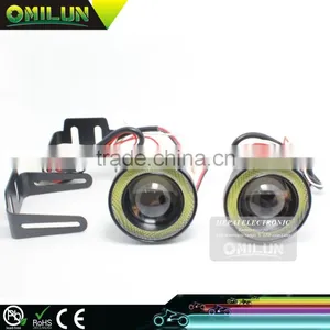 Car Cob Fog Light With Led Angel Eyes thumbnail-1