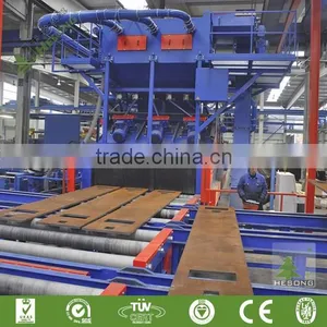 Cheap Steel Structures H Beam Shot Blasting Rust Removal Machine With Q69 Series thumbnail-6