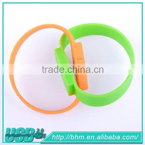 Wholesale Promotion Gift Portable Silicone Bracelet USB Stick thumbnail-5
