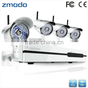 Zmodo 4CH NVR Wifi IP Outdoor Camera System Wireless thumbnail-1