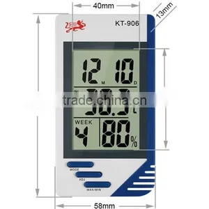 Hot Selling Wall Clock Thermometer Hygrometer thumbnail-3