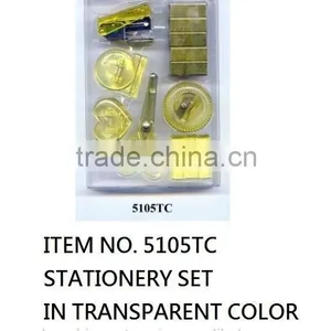Mini Stationery Set in Transparent Color thumbnail-1
