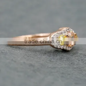 14K Gold Vermeil Sterling Silver Two Tone Plating Daisy Flower Ring thumbnail-4