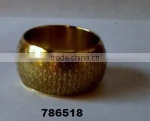 Brass Metal Napkin Ring Napkin Holder thumbnail-1