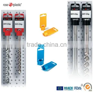 Stock Available PP Plastic Clips for Mansory Drills or Drilling Bits Packaging SDS Clip thumbnail-1