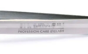 ProfessionalEyelash Extension Stainless Steel Bended Tweezer thumbnail-1