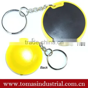 Supply Custom Plastic Round Led Keychain Light--Top Top Selling thumbnail-1