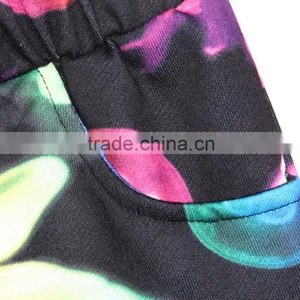 2015 Women Shorts Sublimation Print Jellyfish Running Shorts Elastic Waist N16-1 thumbnail-3